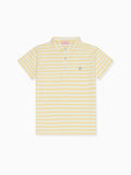 Polo de Garçon Rayé Moutarde