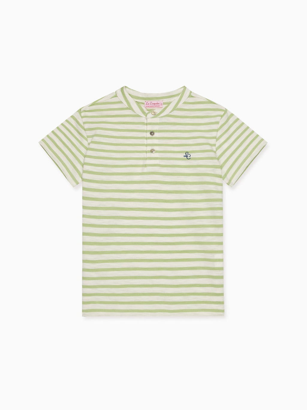 Polo pour garçon Sage à rayures