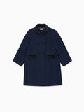 Manteau fille marine