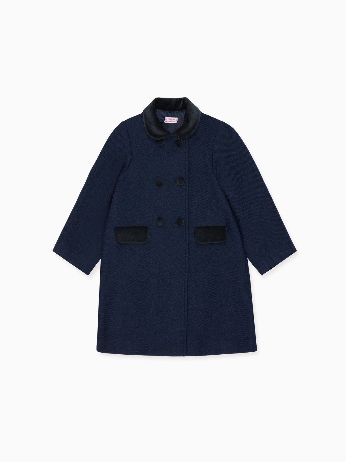 Manteau fille marine