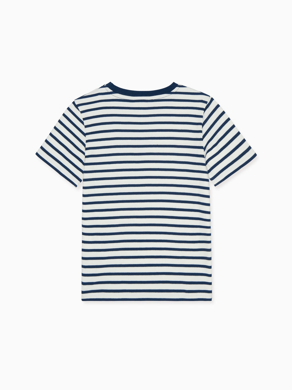 T-shirt enfant en coton rayé marine