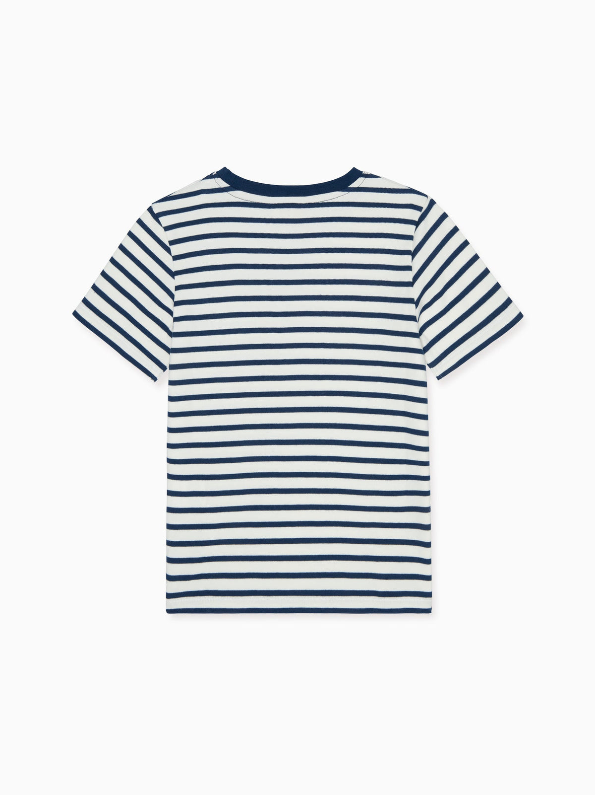 T-shirt enfant en coton rayé marine