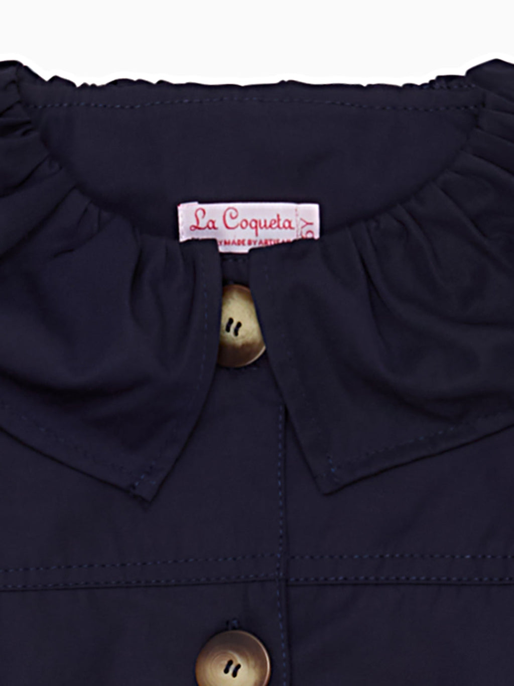 Manteau fille marine