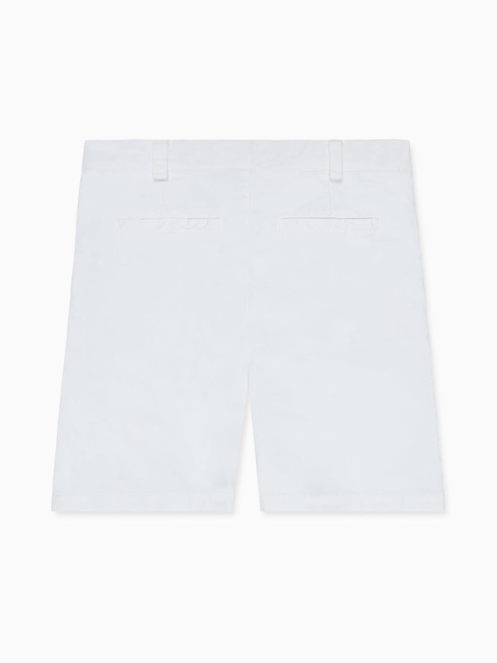 Short chino blanc