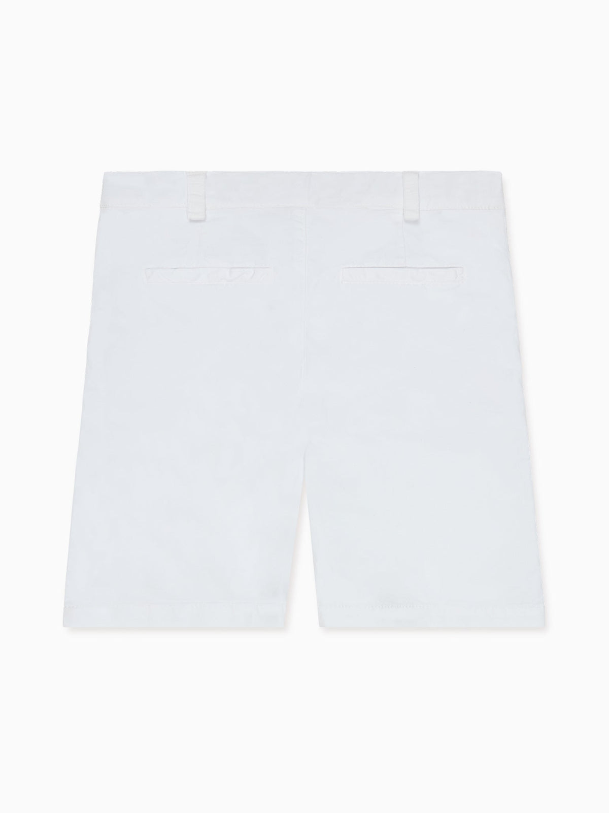 Short chino blanc