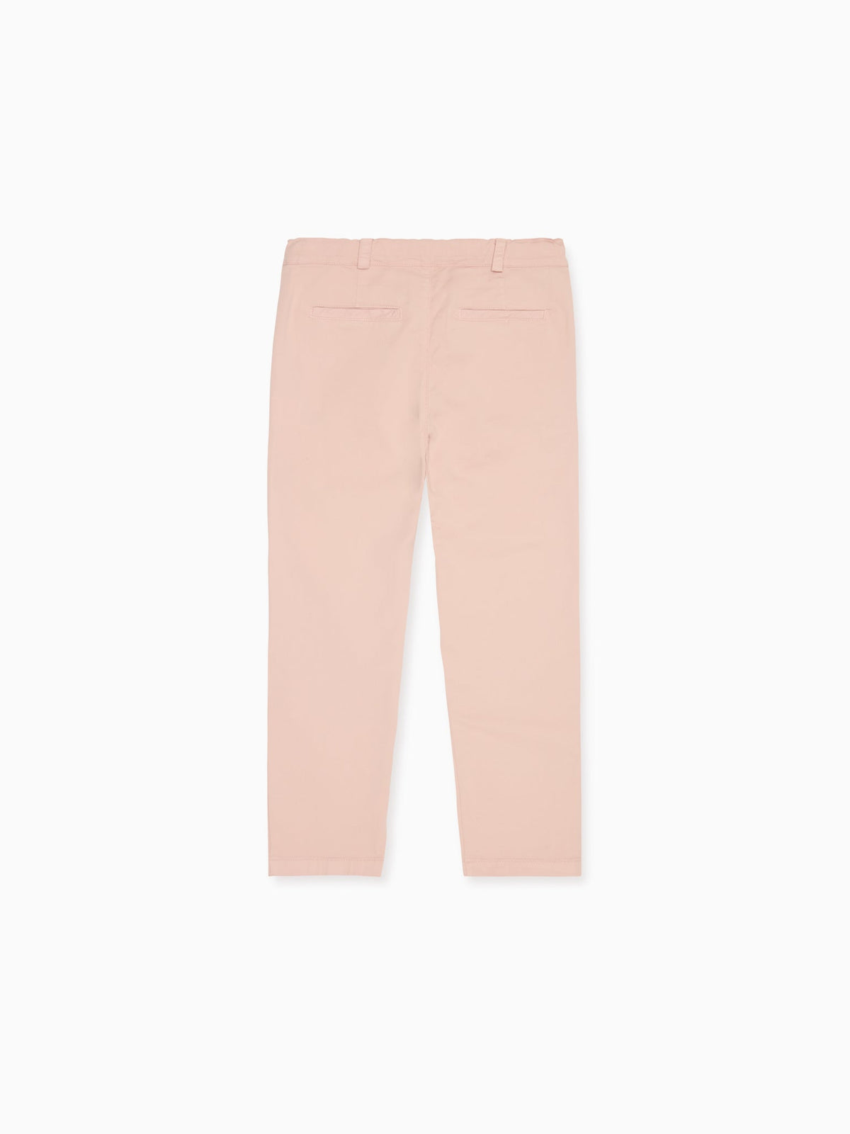 Chino garçon rose poudré
