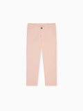 Chino garçon rose poudré