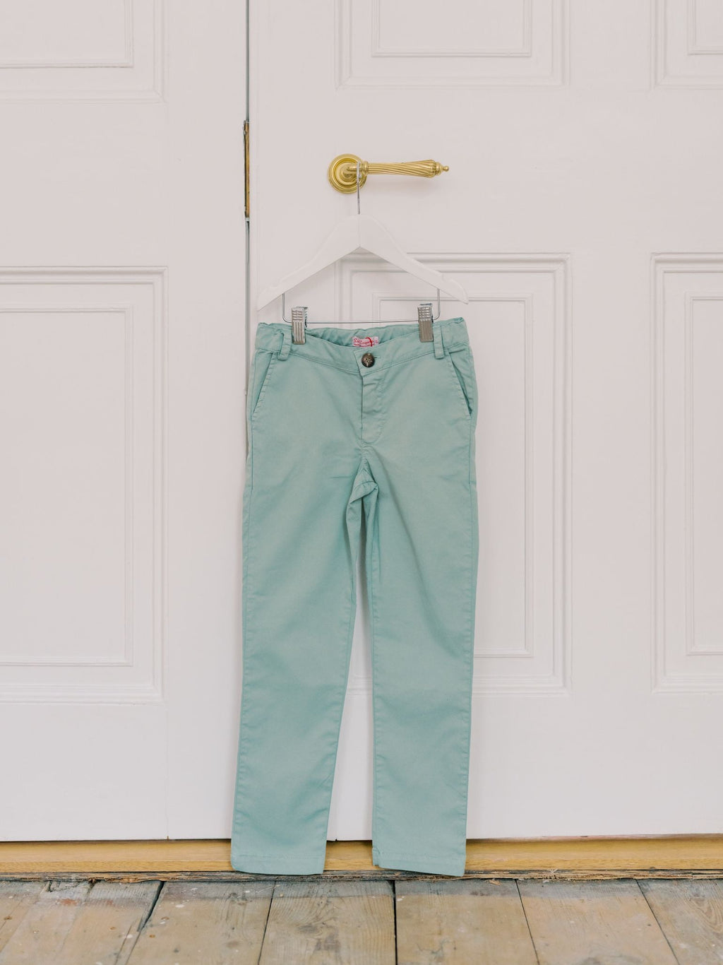 Chino garçon vert sauge