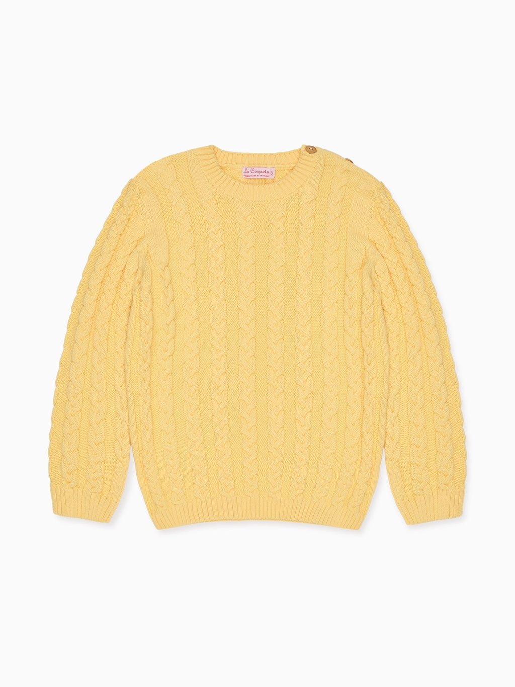 Pull en coton citron pour garçon