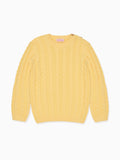 Pull en coton citron pour garçon