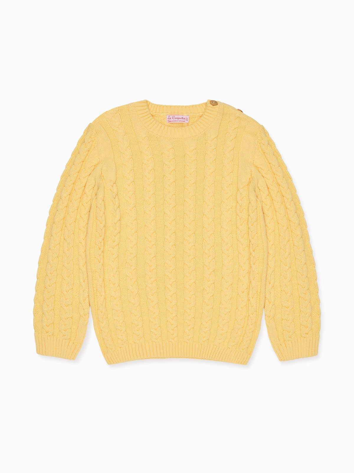 Pull en coton citron pour garçon