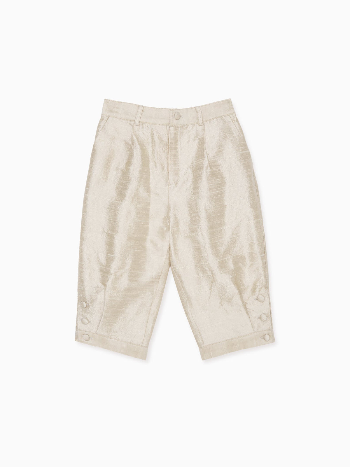 Knickerbocker en soie couleur champagne pour garçon