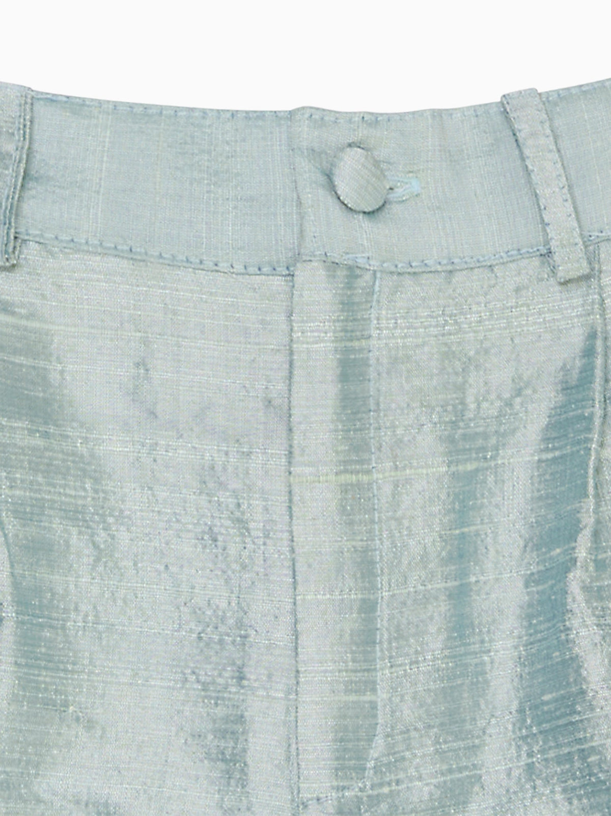 Culotte bouffante en soie vert sauge pour garçon