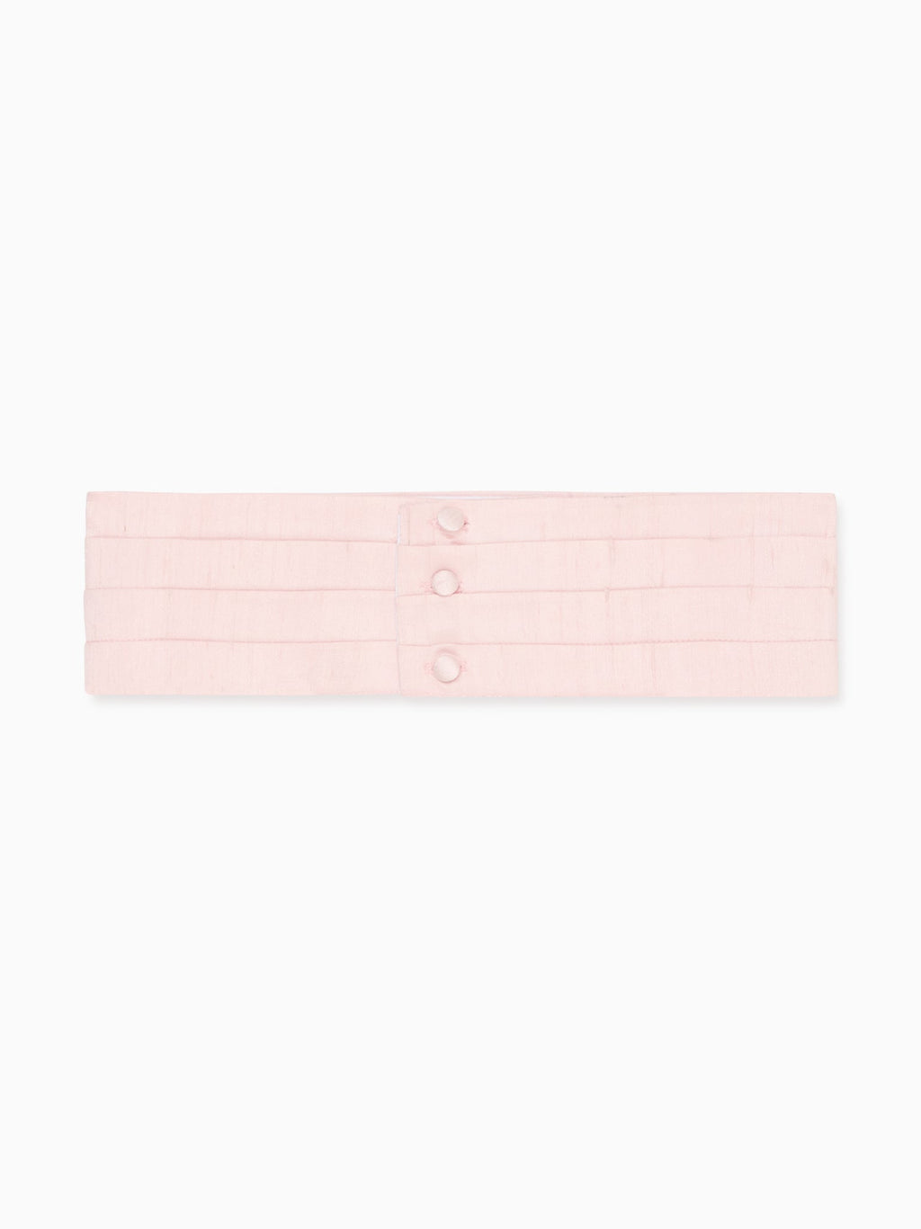 Ceinture de cérémonie en soie rose clair pour garçon