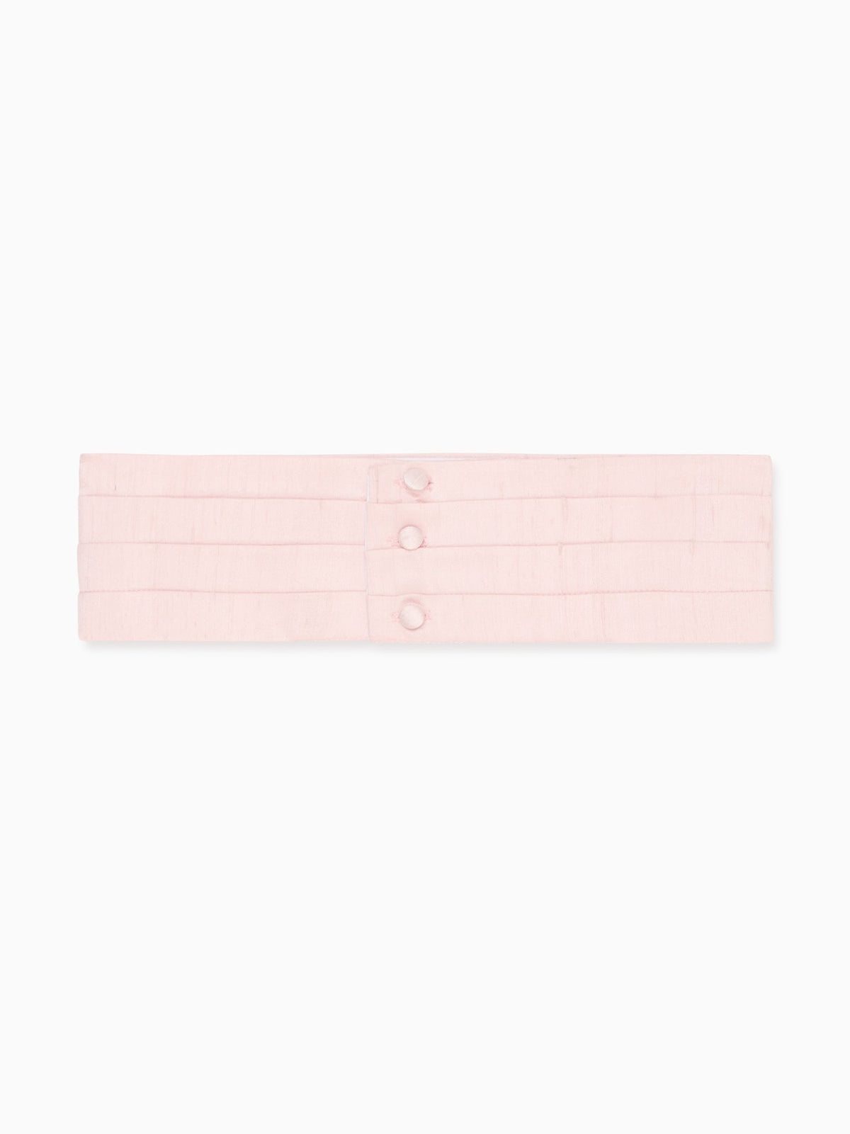 Ceinture de cérémonie en soie rose clair pour garçon
