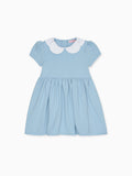 Robe Fille Bleu Poussière