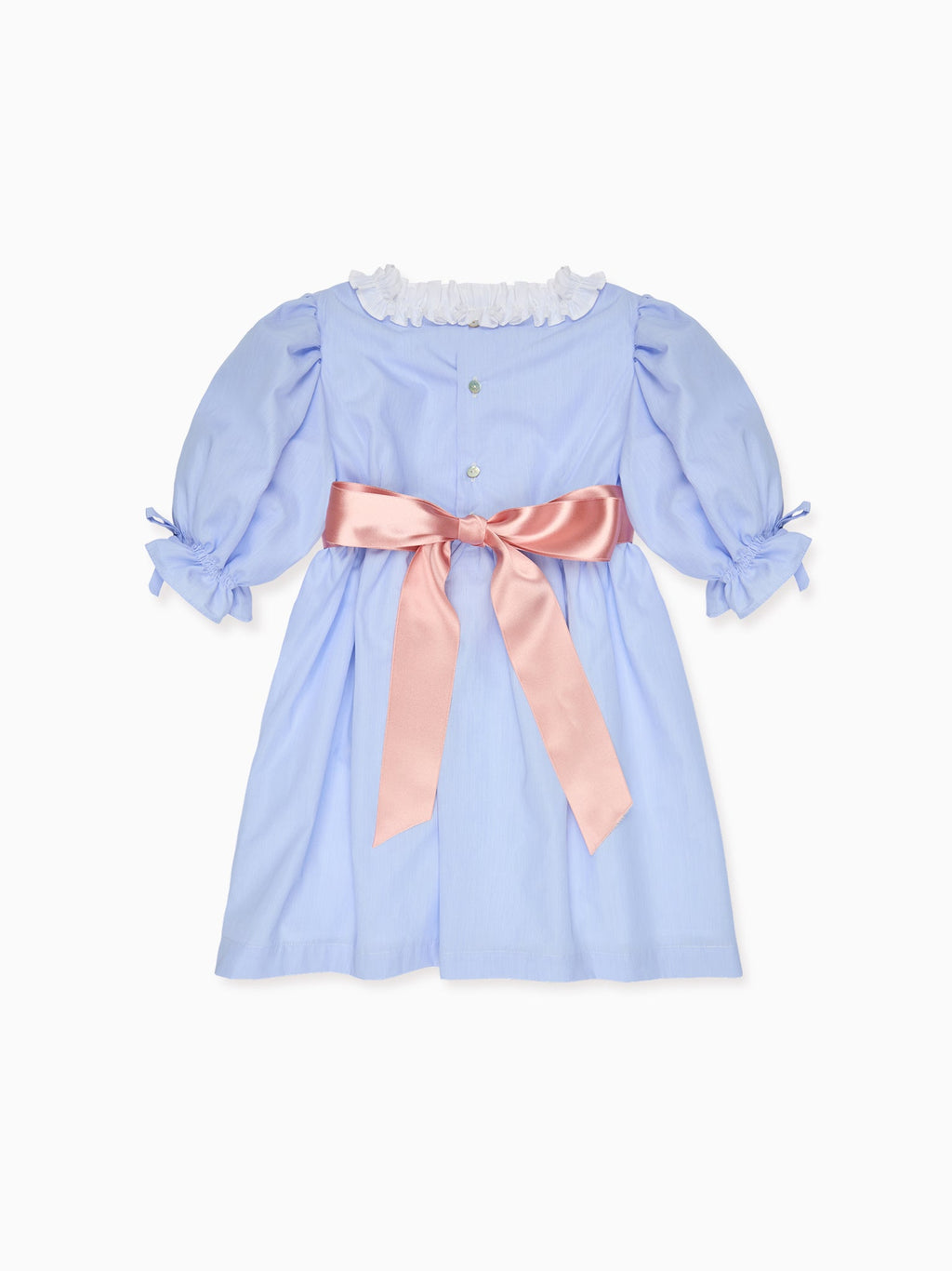Robe Fille Rayures Bleues