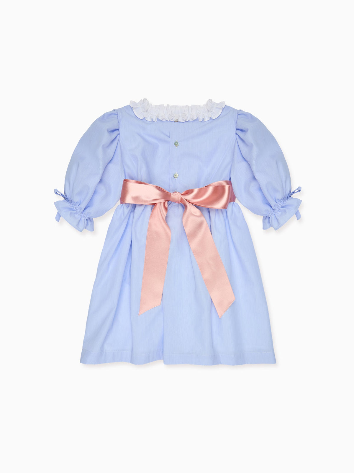 Robe Fille Rayures Bleues