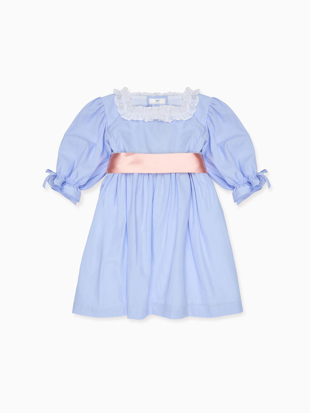 Robe Fille Rayures Bleues