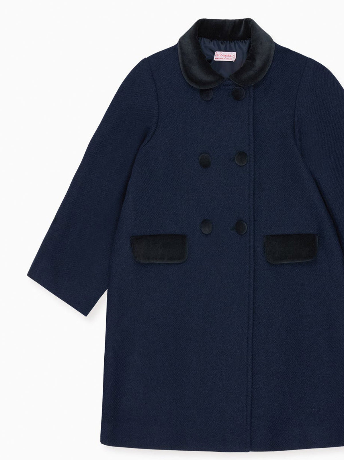 Manteau fille marine