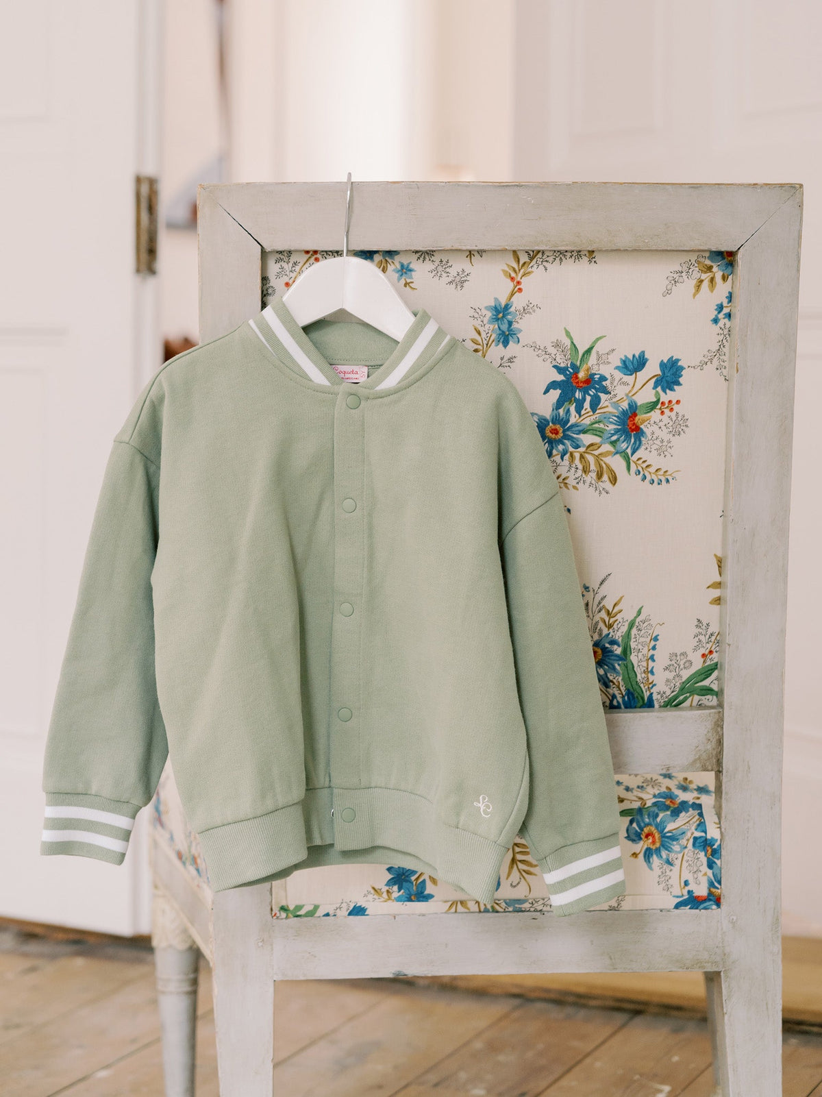 Veste enfant gris-vert