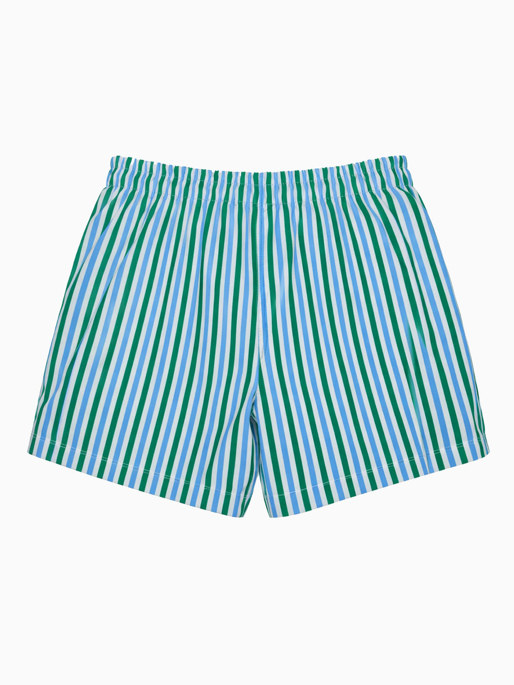 Short de bain enfant garçon rayé vert