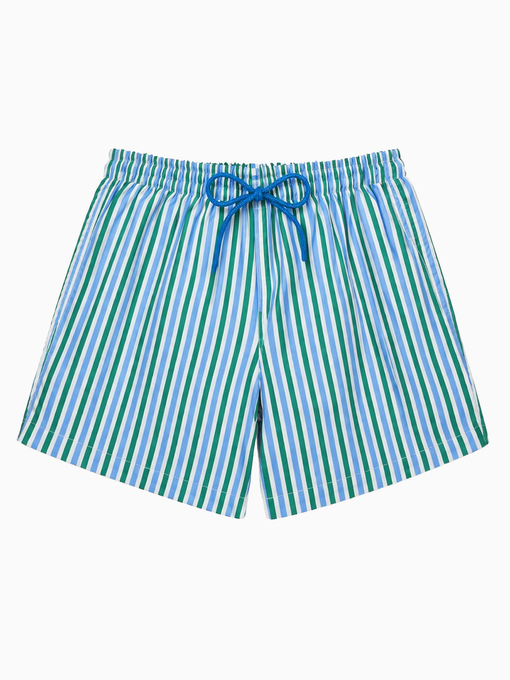 Short de bain enfant garçon rayé vert