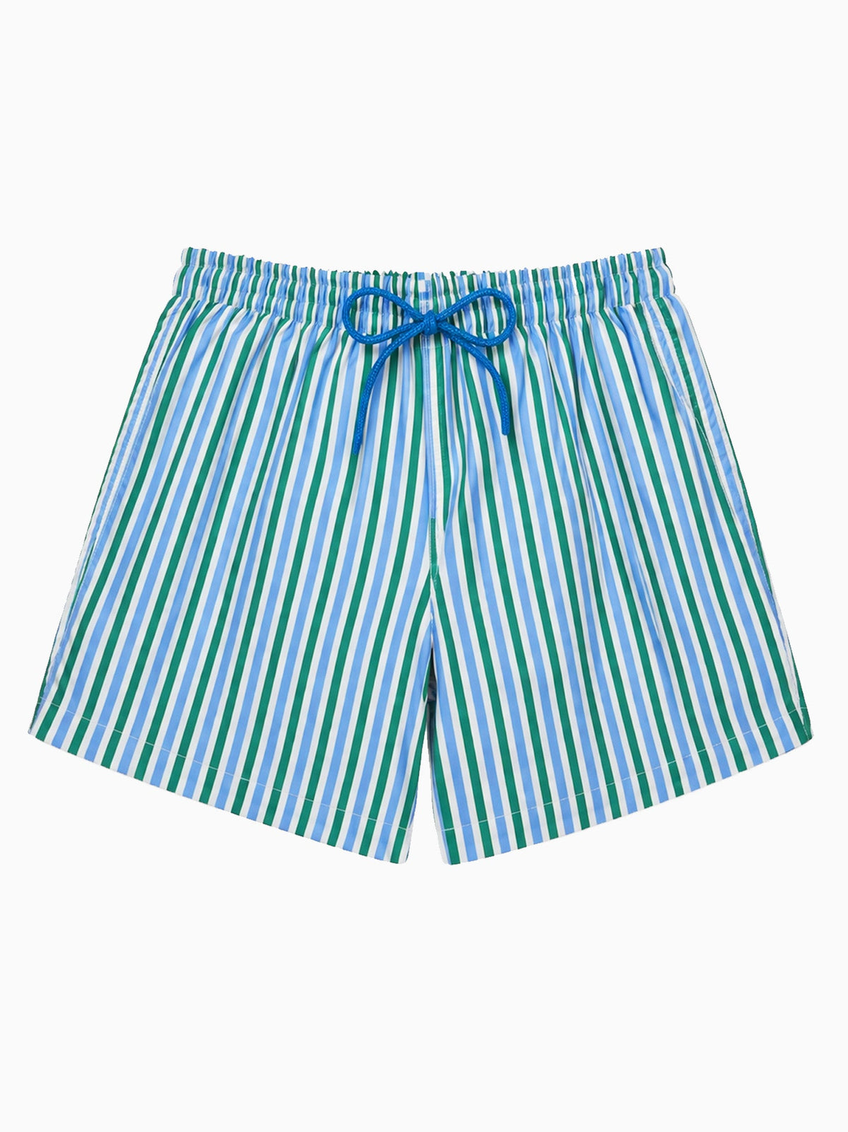 Short de bain enfant garçon rayé vert