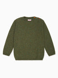 Pull en mérinos olive pour garçon