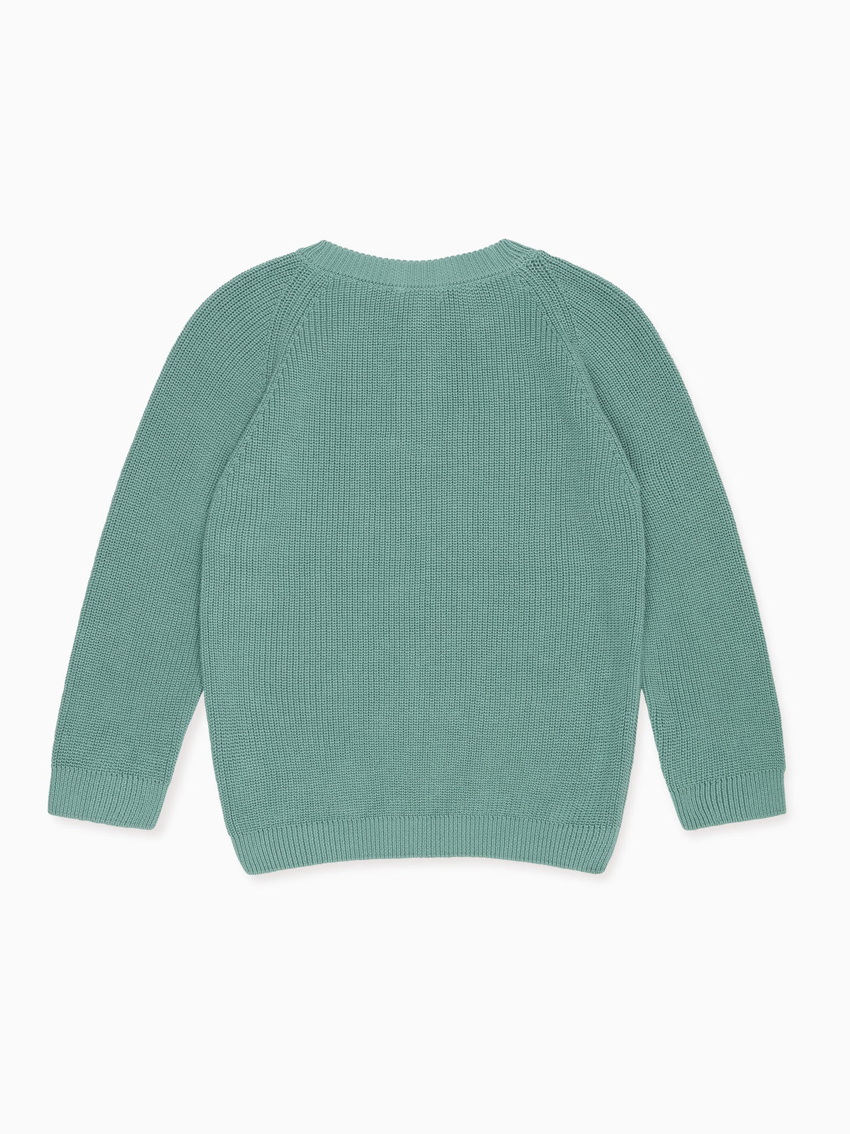 Pull enfant en coton sauge