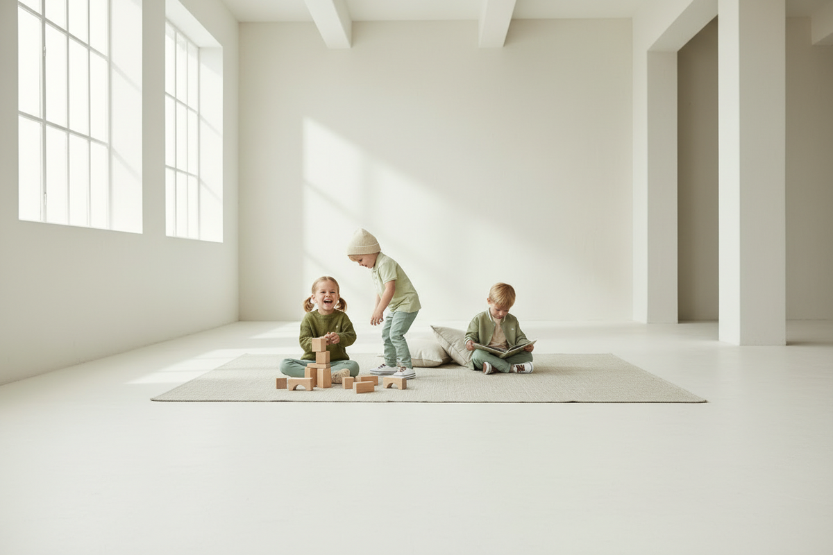 Children's Fashion Carousel Banner with Models